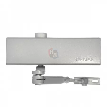 Доводчик дверной CISA C1510.03.0.97 Professional Plus2 STD FIRE серый EN2-4 (80кг)