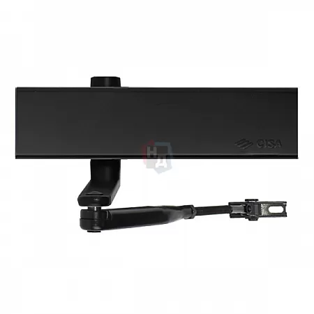 Доводчик дверной CISA C1610.03.0.90 Professional Plus2 BC STD FIRE черный EN2-4 (80кг)