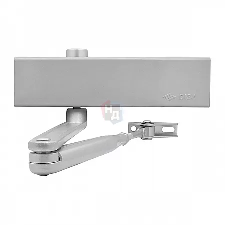 Доводчик дверной CISA C1610.03.0.97 Professional Plus2 BC STD FIRE серый EN2-4 (80кг)