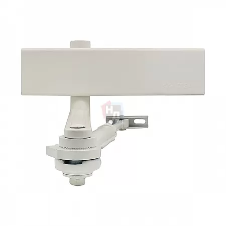 Доводчик дверной CISA C1611.03.0.45 Professional Plus2 BC STD HO с фиксацией белый EN2-4 (80кг)