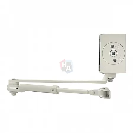 Доводчик дверной CISA C1611.03.0.45 Professional Plus2 BC STD HO с фиксацией белый EN2-4 (80кг)