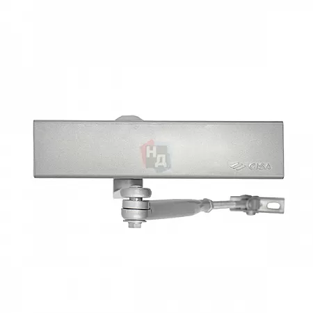 Доводчик дверной CISA C1611.03.0.97 Professional Plus2 BC STD HO с фиксацией серый EN2-4 (80кг)