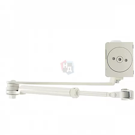 Доводчик дверной CISA C1611.05.0.45 Professional Plus2 BC STD HO с фиксацией белый EN2-6 (120кг)