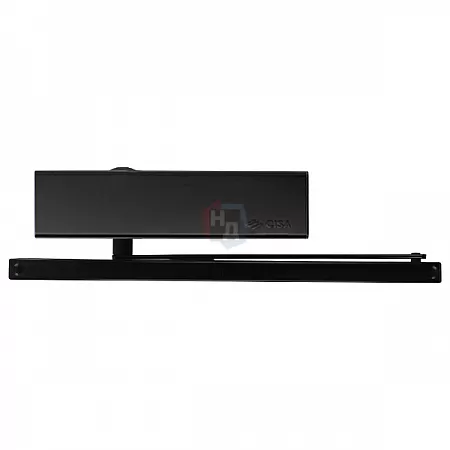 Доводчик дверной CISA D5200.03.0.44 BC SLD черный EN1-4 (80кг)
