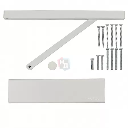 Доводчик дверной CISA D5200.03.0.45 BC SLD белый EN1-4 (80кг)