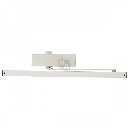 Доводчик дверной CISA C2011.03.0.45 Professional Plus2 SLD HO с фиксацией белый EN3 (60кг)