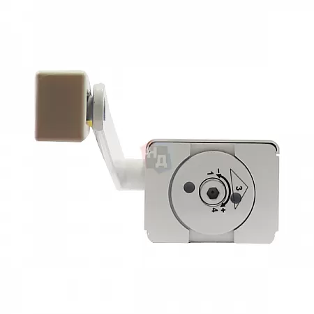 Доводчик дверной CISA D5210.03.0.45 BC SLD HO с фиксацией белый EN1-4 (80кг)