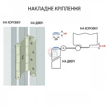 Петля барная Aldeghi Luigi 87AO155-40 155 мм OА античная латунь
