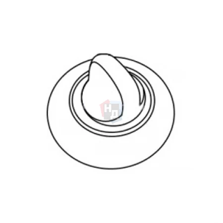 Накладка WC Forme Fixa Round/Slim. C01 - хром полированный