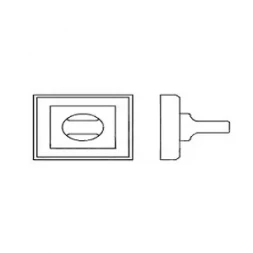 Накладка WC Forme Fixa Icon. N02 - никель матовый (45-65мм)