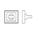 Накладка WC Forme Fixa Squared. C01 - хром полированный (45-65мм)
