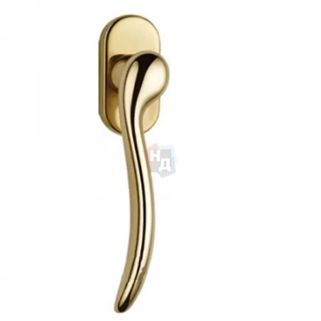 Ручка оконная Forme Amalfi 118DK L01 латунь полированная