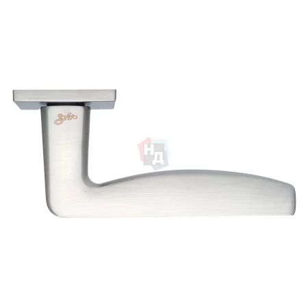Дверная ручка Safita WAVE HS SC матовый хром