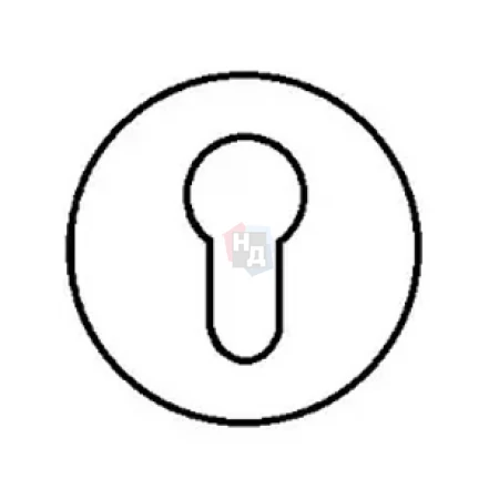 Накладка PZ Forme Fixa Round. B31 - белый матовый