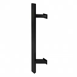 Дверная ручка скоба ABARO Sydney 45° L:1600 X:1200 W: 40*20mm BM черный матовый (половинка)