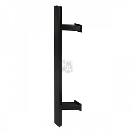 Дверная ручка скоба ABARO Sydney 45° L:1600 X:1200 W: 40*20mm BM черный матовый (половинка)
