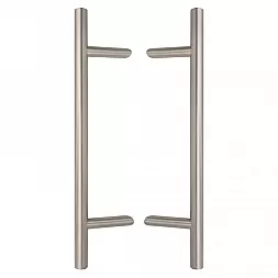 Дверная ручка скоба ABARO Bali 45° L:600 X:400 D:32mm SS сталь нержавеющая (комплект)
