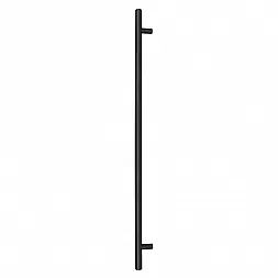 Дверная ручка скоба ABARO Bali 90° L:1200 X:1000 D:32mm SS 304 черный RAL 9005 (половинка)