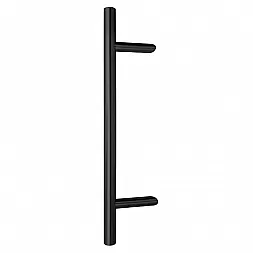 Дверная ручка скоба ABARO Bali 45° L: 1000 X: 800 D: 32mm SS 304 черный RAL 9005 (половинка)