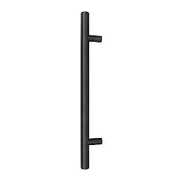 Дверная ручка скоба ABARO Bali 90° L: 1000 X: 800 D: 32mm SS 304 черный RAL 9005 (половинка)