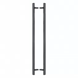 Дверная ручка скоба ABARO Sydney 45° L:1200 X:1000 W:40*20mm SS 304 антрацит RAL 7016 (комплект)