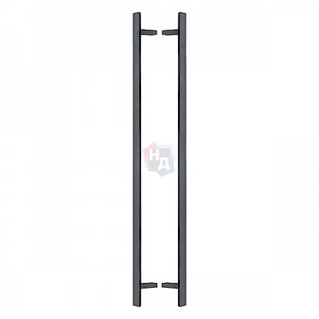 Дверная ручка скоба ABARO Sydney 45° L:1500 X:1300 W:40*20mm SS 304 антрацит RAL 7016 (комплект)