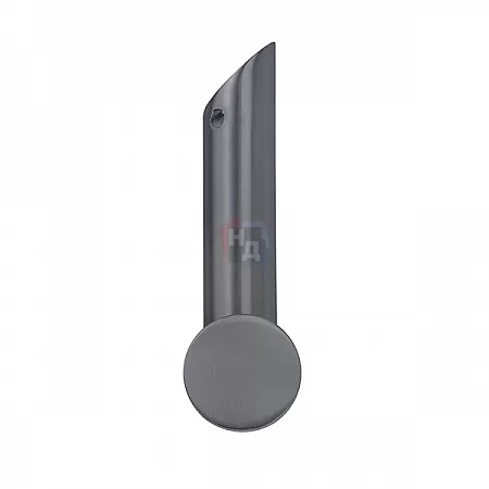 Дверная ручка скоба ABARO Bali 45° L:600 X:400 D:32mm SS 304 антрацит RAL 7016 (половинка)