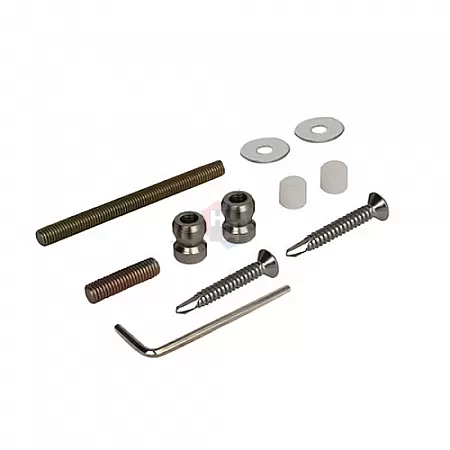 Дверная ручка скоба ABARO Bali 90° L:1200 X:1000 D:32mm SS 304 антрацит RAL 7016 (половинка)