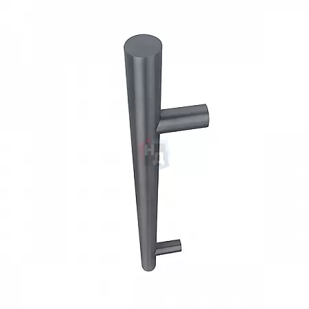 Дверная ручка скоба ABARO Bali 90° L:1000 X:800 D:32mm SS 304 антрацит RAL 7016 (комплект)