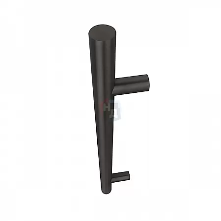 Дверная ручка скоба ABARO Bali 90° L:1000 X:800 D:32mm SS 304 черный RAL 9005 (комплект)