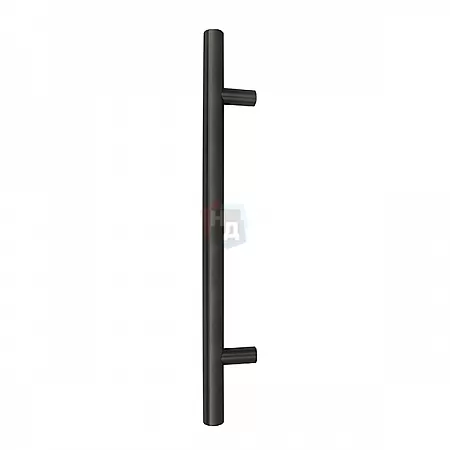 Дверная ручка скоба ABARO Bali 90° L:1000 X:800 D:32mm SS 304 черный RAL 9005 (комплект)