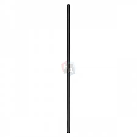 Дверная ручка скоба ABARO Bali 90° L:1500 X:1300 D:32mm SS 304 черный RAL 9005 (комплект)