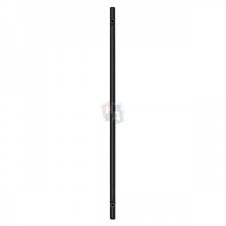 Дверная ручка скоба ABARO Bali 90° L:1500 X:1300 D:32mm SS 304 черный RAL 9005 (комплект)