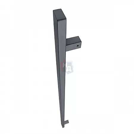 Дверная ручка скоба ABARO Sydney 90° L:1800 X:1600 W:40*20mm SS 304 антрацит RAL 7016 (комплект)