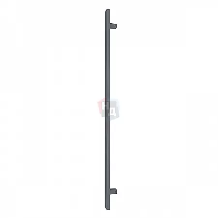 Дверная ручка скоба ABARO Sydney 90° L:1800 X:1600 W:40*20mm SS 304 антрацит RAL 7016 (комплект)