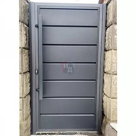 Дверная ручка скоба ABARO Sydney 90° L:1800 X:1600 W:40*20mm SS 304 антрацит RAL 7016 (комплект)