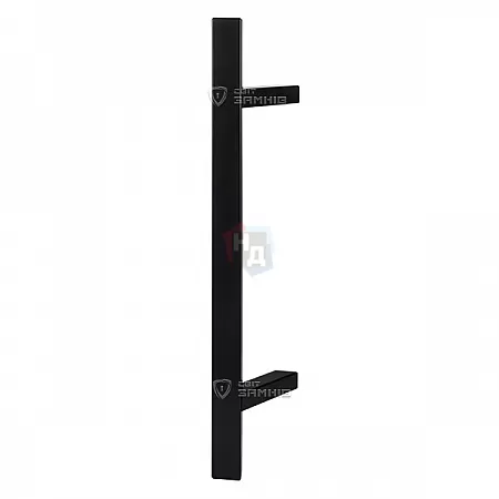 Дверная ручка скоба ABARO Sydney 45° L: 600 X: 400 W: 40*20mm BM черный матовый (комплект)