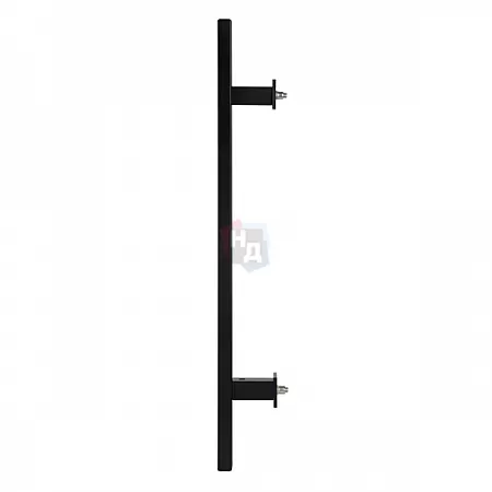 Дверная ручка скоба ABARO Sydney 90° L: 1400 X: 1200 W: 40*20mm BM черный матовый (половинка)