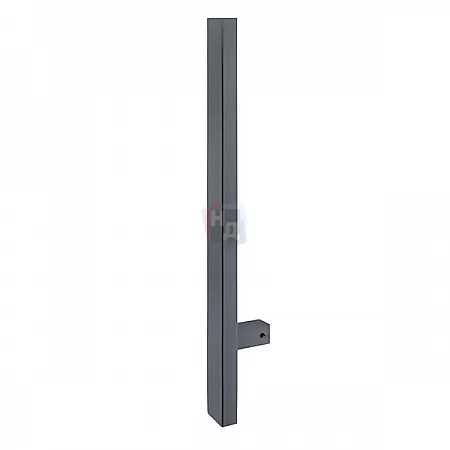 Дверная ручка скоба ABARO Sydney 90° L:1800 X:1600 W:40*20mm SS 304 антрацит RAL 7016 (половинка)