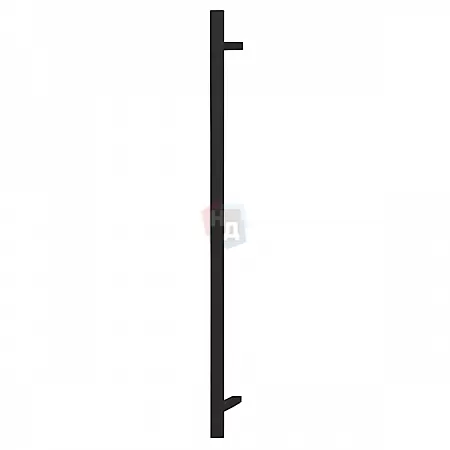 Дверная ручка скоба ABARO Sydney 45° L:1200 X:1000 W:40*20mm SS 304 черный RAL 9005 (половинка)