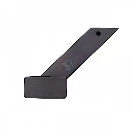 Дверная ручка скоба ABARO Sydney 45° L:1200 X:1000 W:40*20mm SS 304 черный RAL 9005 (половинка)