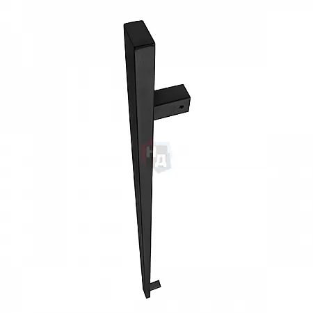Дверная ручка скоба ABARO Sydney 90° L:1800 X:1600 W:40*20mm SS 304 черный RAL 9005 (половинка)