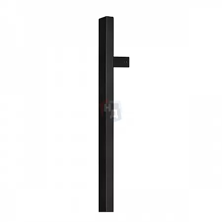 Дверная ручка скоба ABARO Sydney 90° L:1800 X:1600 W:40*20mm SS 304 черный RAL 9005 (половинка)