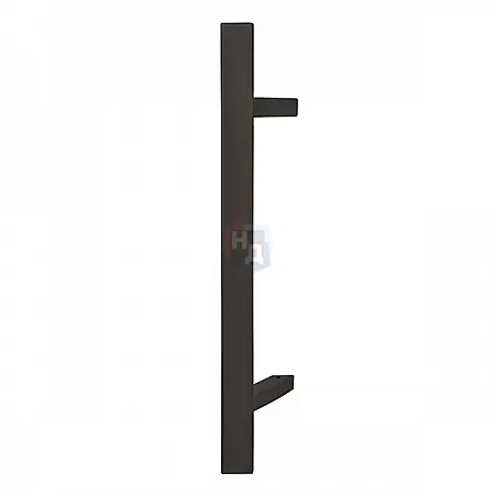 Дверная ручка скоба ABARO Sydney 45° L: 1000 X: 800 W: 40*20mm SS 304 черный RAL 9005 (комплект)