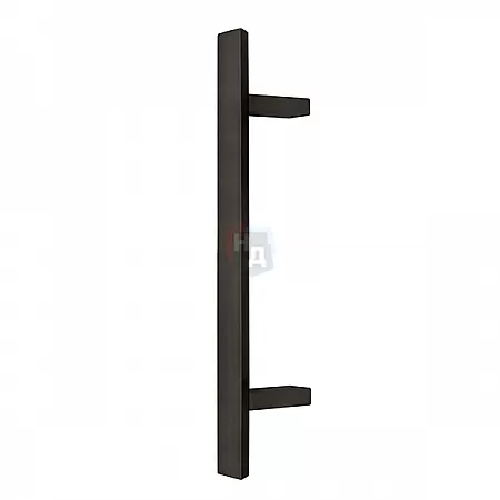 Дверная ручка скоба ABARO Sydney 45° L: 1000 X: 800 W: 40*20mm SS 304 черный RAL 9005 (комплект)