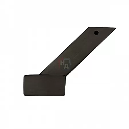 Дверная ручка скоба ABARO Sydney 45° L: 1000 X: 800 W: 40*20mm SS 304 черный RAL 9005 (комплект)