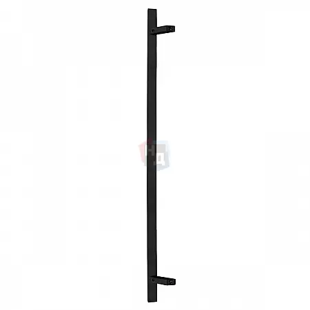 Дверная ручка скоба ABARO Sydney 45° L:1500 X:1300 W:40*20mm SS 304 черный RAL 9005 (комплект)