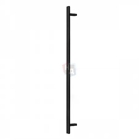 Дверная ручка скоба ABARO Sydney 45° L:1500 X:1300 W:40*20mm SS 304 черный RAL 9005 (комплект)