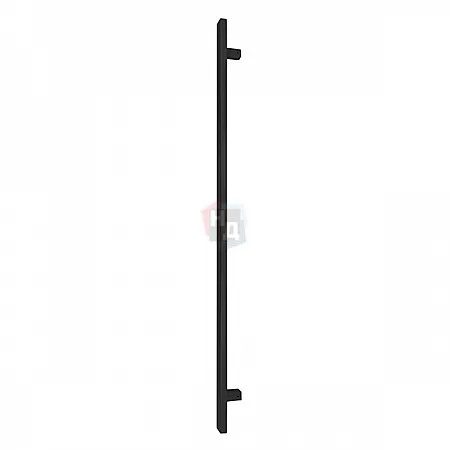 Дверная ручка скоба ABARO Sydney 90° L:1800 X:1600 W:40*20mm SS 304 черный RAL 9005 (комплект)