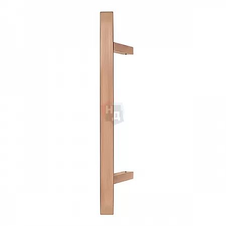 Дверная ручка скоба ABARO Sydney 45° L:600 X:400 W:40*20mm SS 304 медь PVD (комплект)